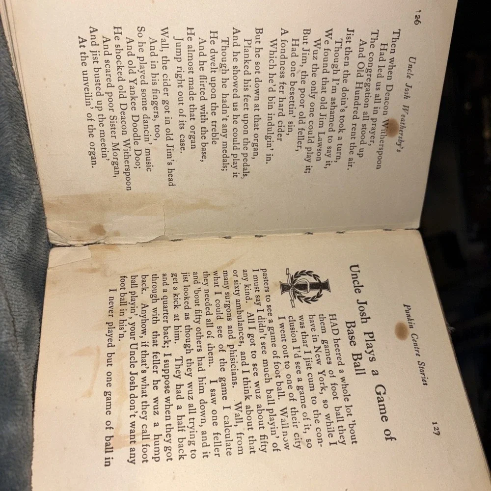 1905 Uncle Josh Weathersby's Punkin Centre‎ Stories Antique By Cal Stewart